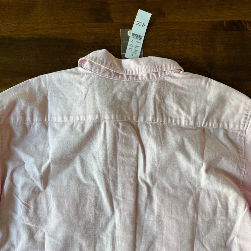 J. Crew Light Pink Kids Button-Down Shirt